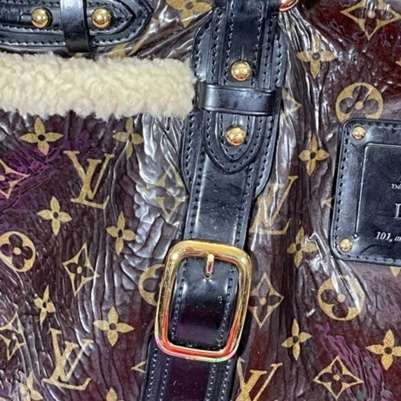 Louis Vuitton Patent Leather Bag 2007 Runway Thunder Rare Authentic - Picture 5 of 16